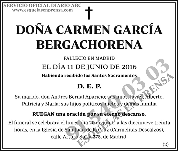 Carmen García Bergachorena